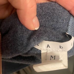 Cabi wool cardigan zipper and pockets